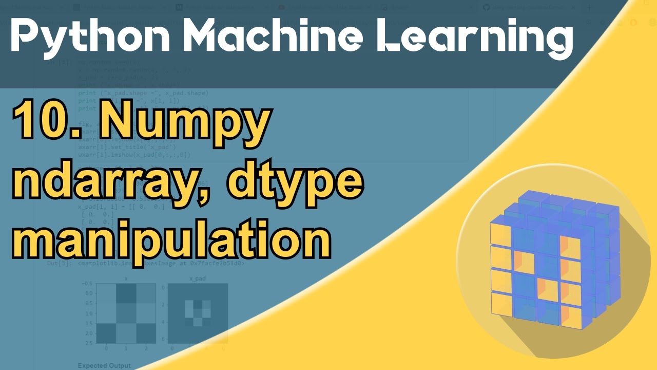 Formation Python - Machine Learning 10/30 : NumPy