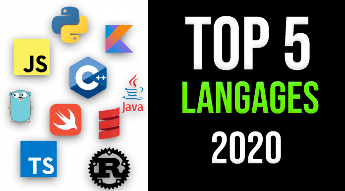 Quel langage de programmation apprendre en 2020 ? Top 5