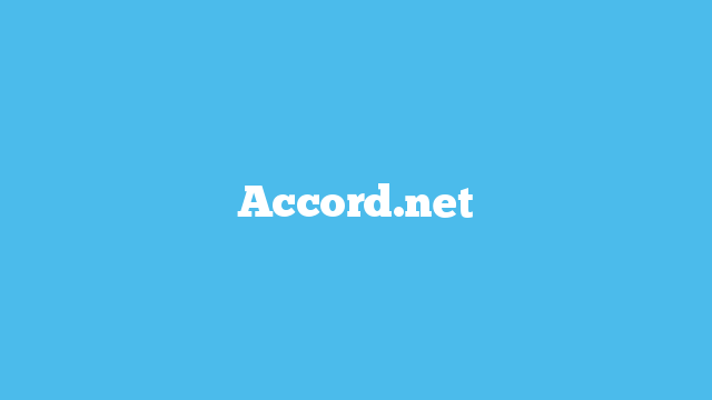 Accord.net