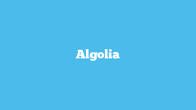 Algolia