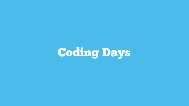 Coding Days