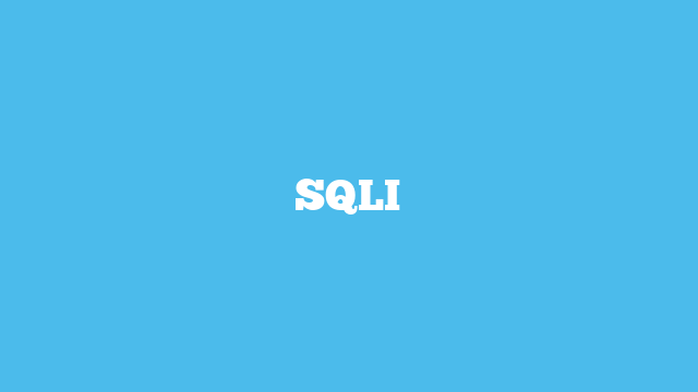 SQLI