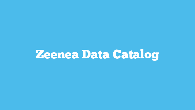 Zeenea Data Catalog