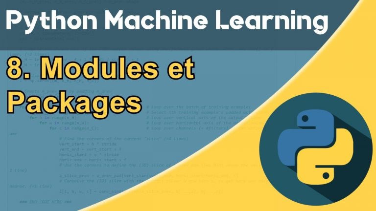 Formation Python – Machine Learning 8/30 : les modules et packages