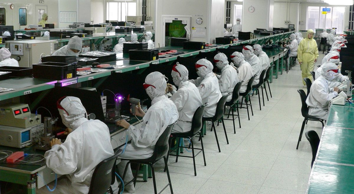 Ligne de production Foxconn