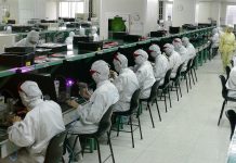 Ligne de production Foxconn